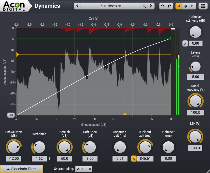 DIUS X ACOUSTICA Screen
