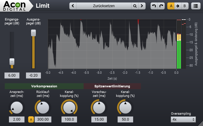 DIUS X ACOUSTICA Screen