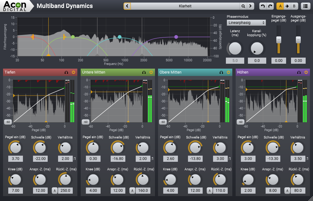 DIUS X ACOUSTICA Screen
